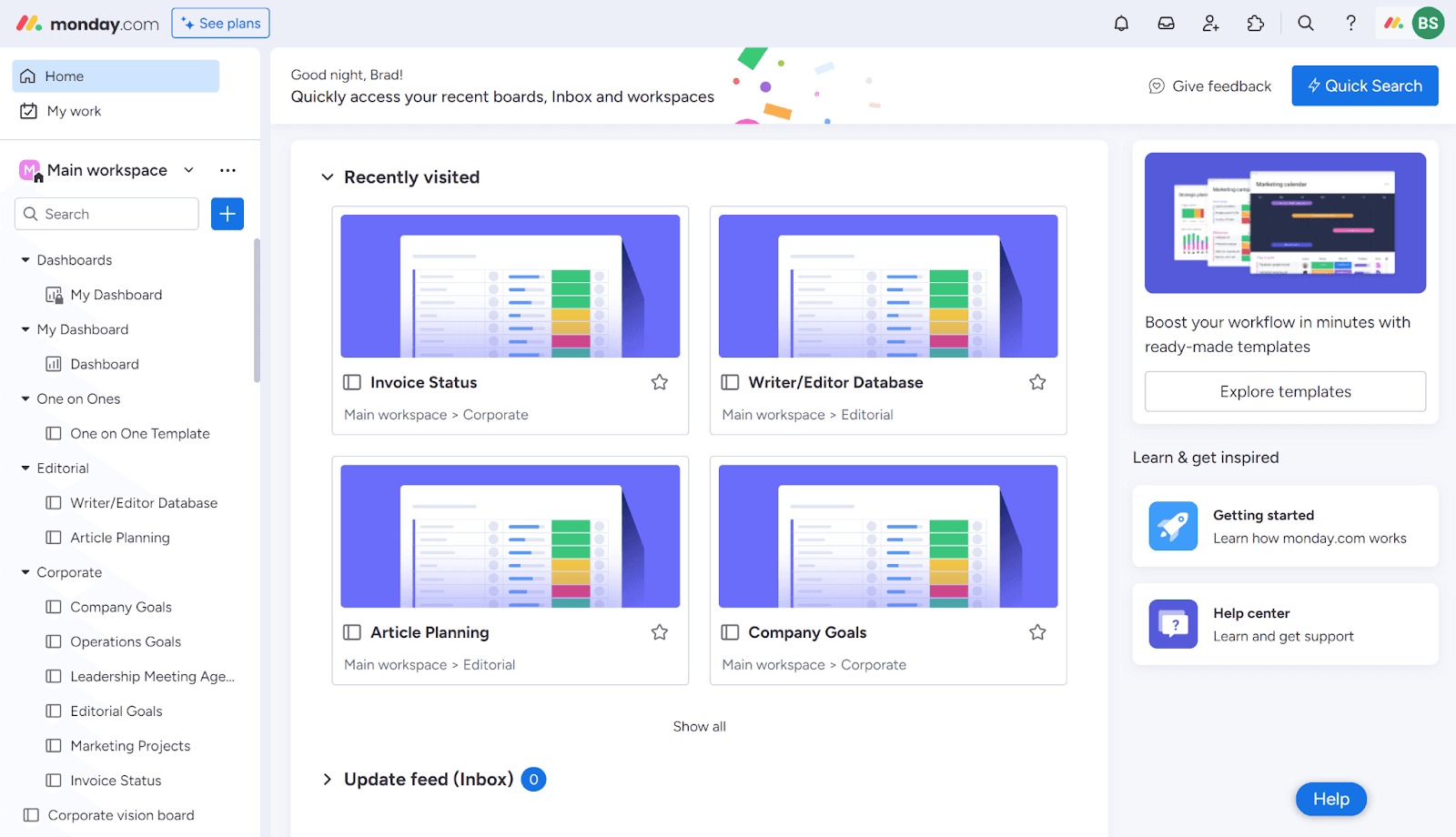 Monday.com là một tảng quản lý dự án tập trung vào tích hợp và tự động hóa