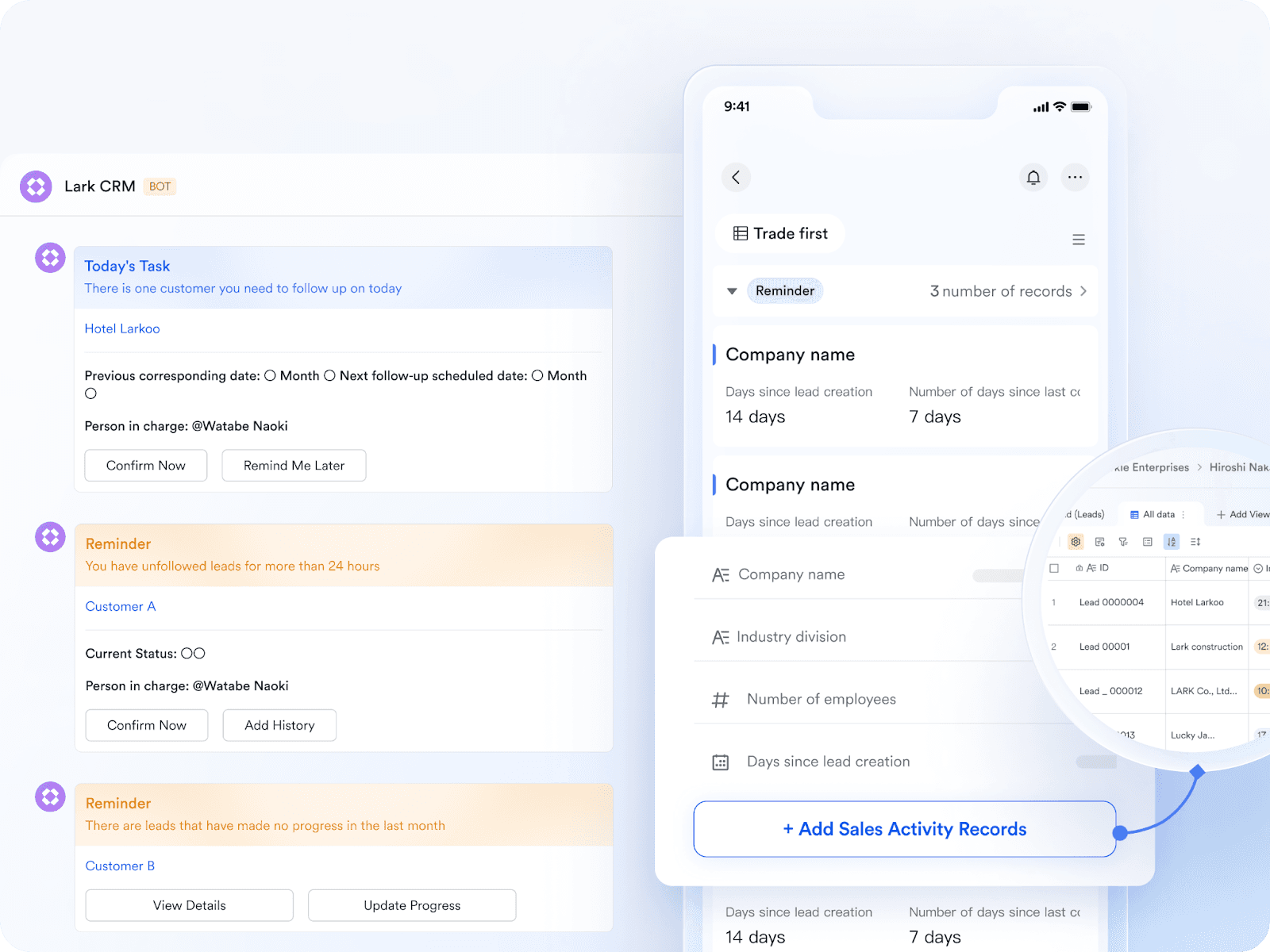 Các tính năng chính