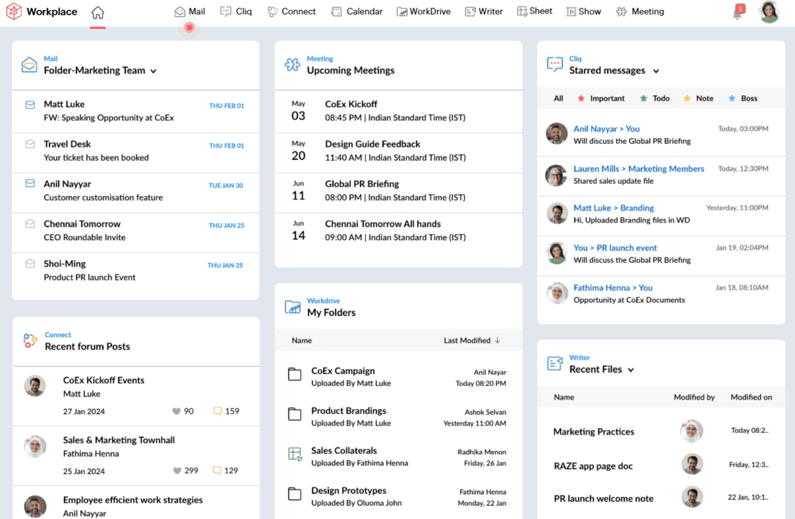 Zoho Workplace cải tiến so với Zimbra như cung cấp một bộ ứng dụng năng suất tích hợp chặt chẽ, kết hợp email, trò chuyện, chỉnh sửa tài liệu và quản lý tệp trong một không gian duy nhất dựa trên đám mây