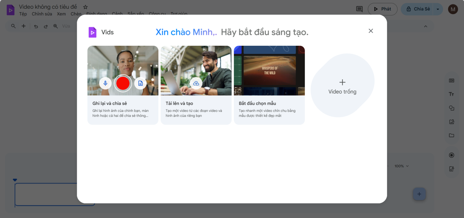 Google Vids là ứng dụng video AI hỗ trợ tạo, chỉnh sửa và chia sẻ video