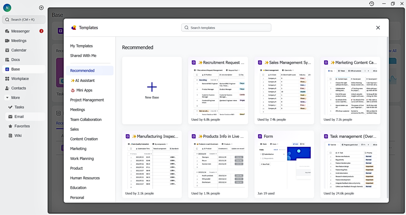 Lark Base - Công cụ quản lý thông minh cho doanh nghiệp