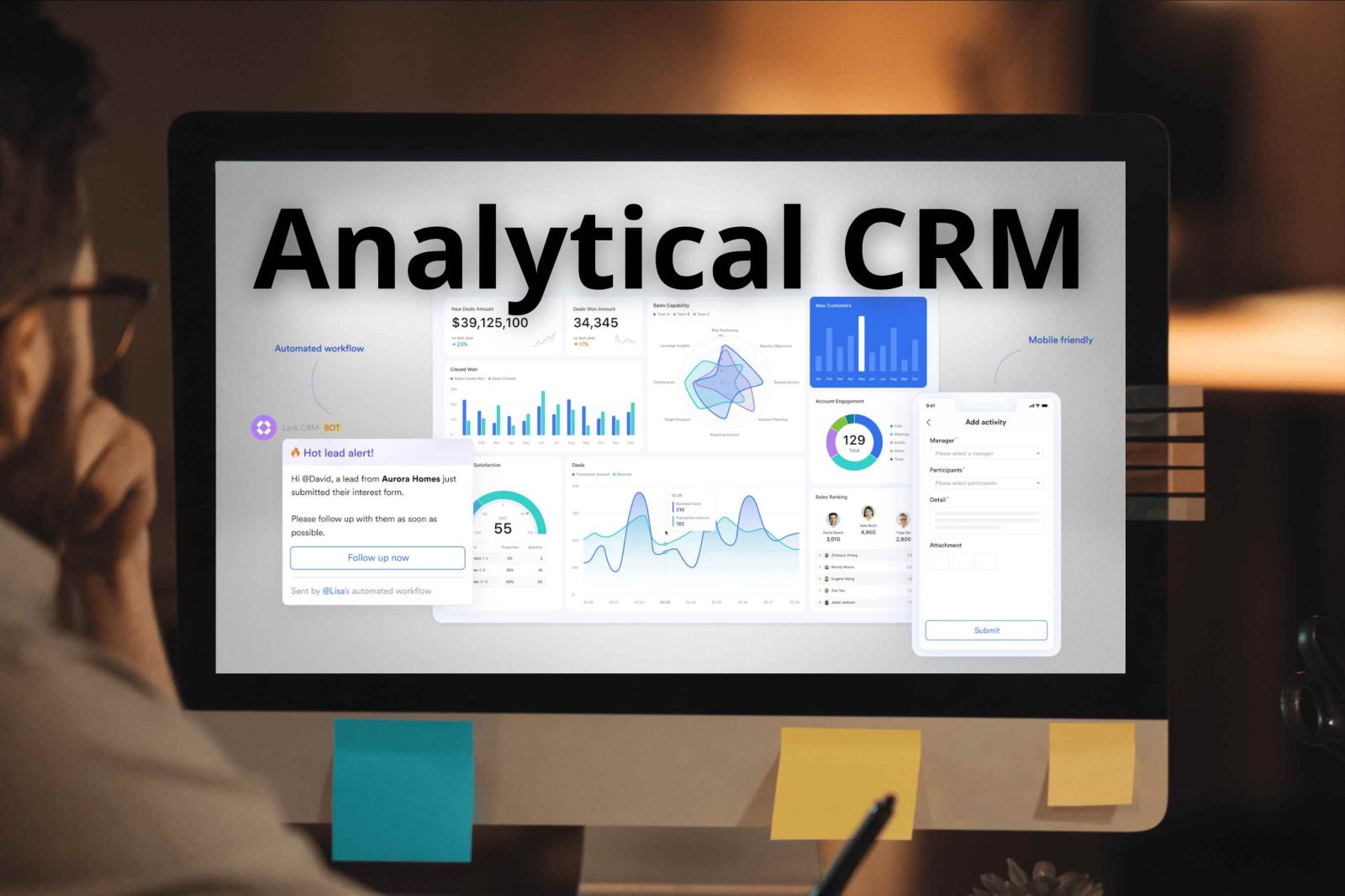 Phần mềm Analytical CRM tập trung vào việc thu thập và phân tích dữ liệu khách hàng