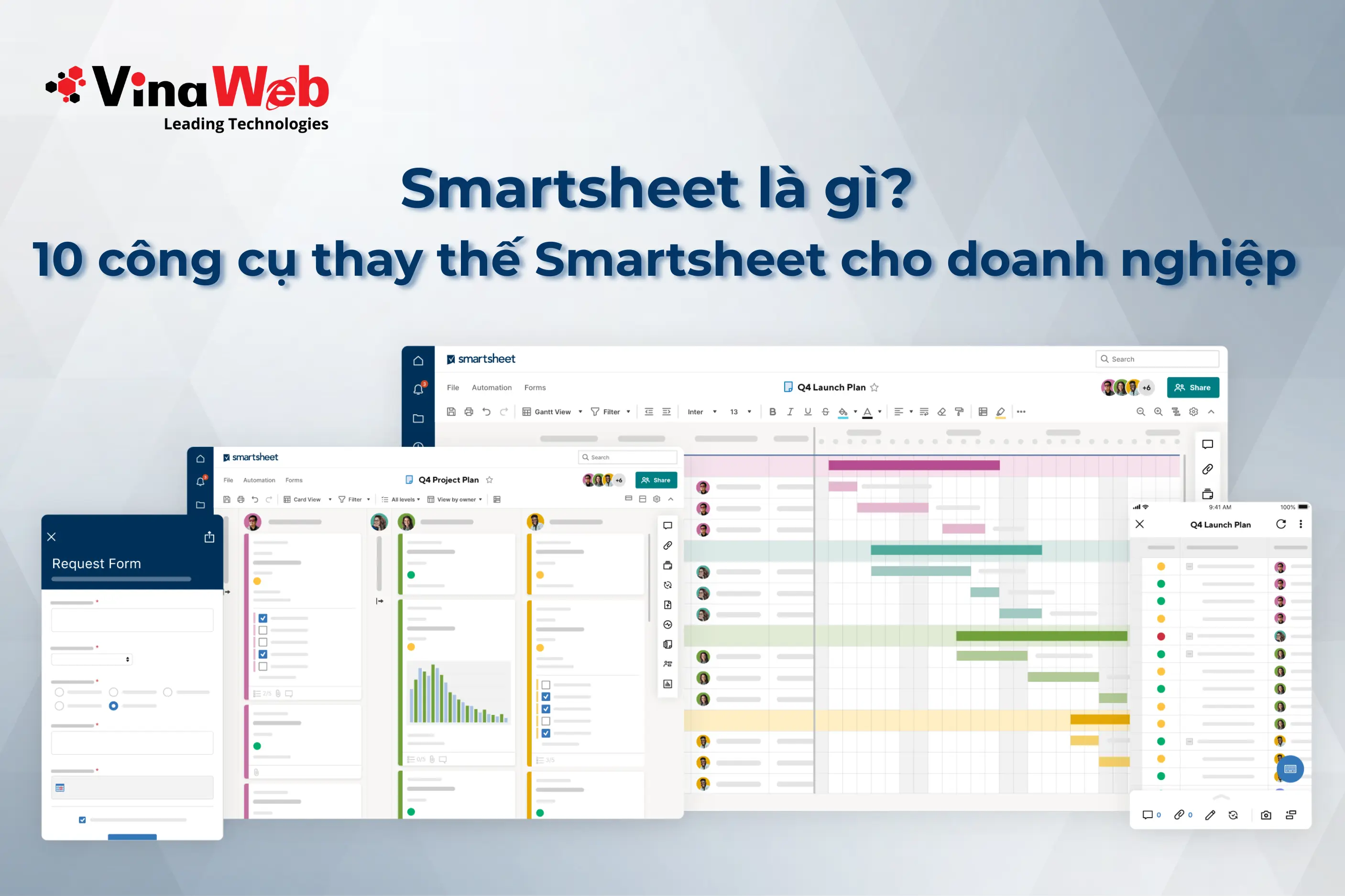 Smartsheet là gì? 10 công cụ thay thế phần mềm Smartsheet cho doanh nghiệp
