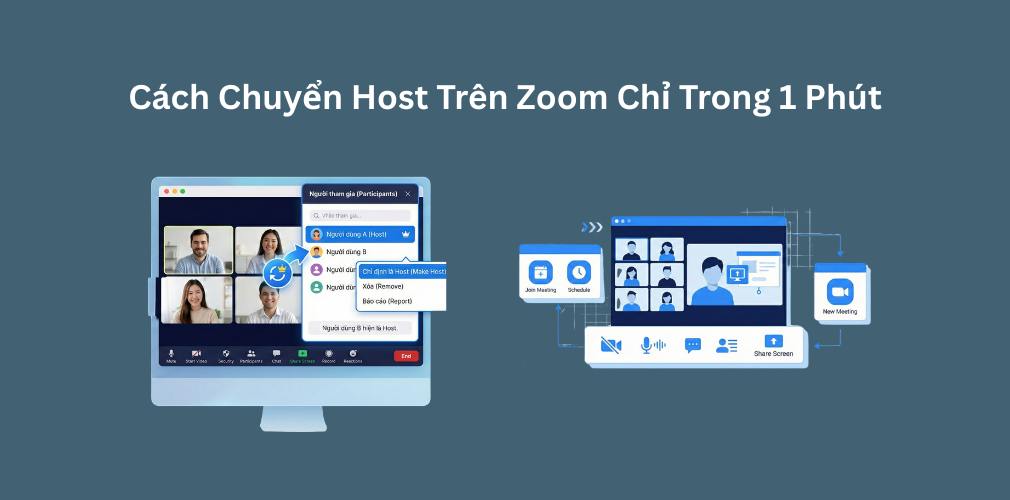 Cách chuyển host trên Zoom chỉ trong 1 phút