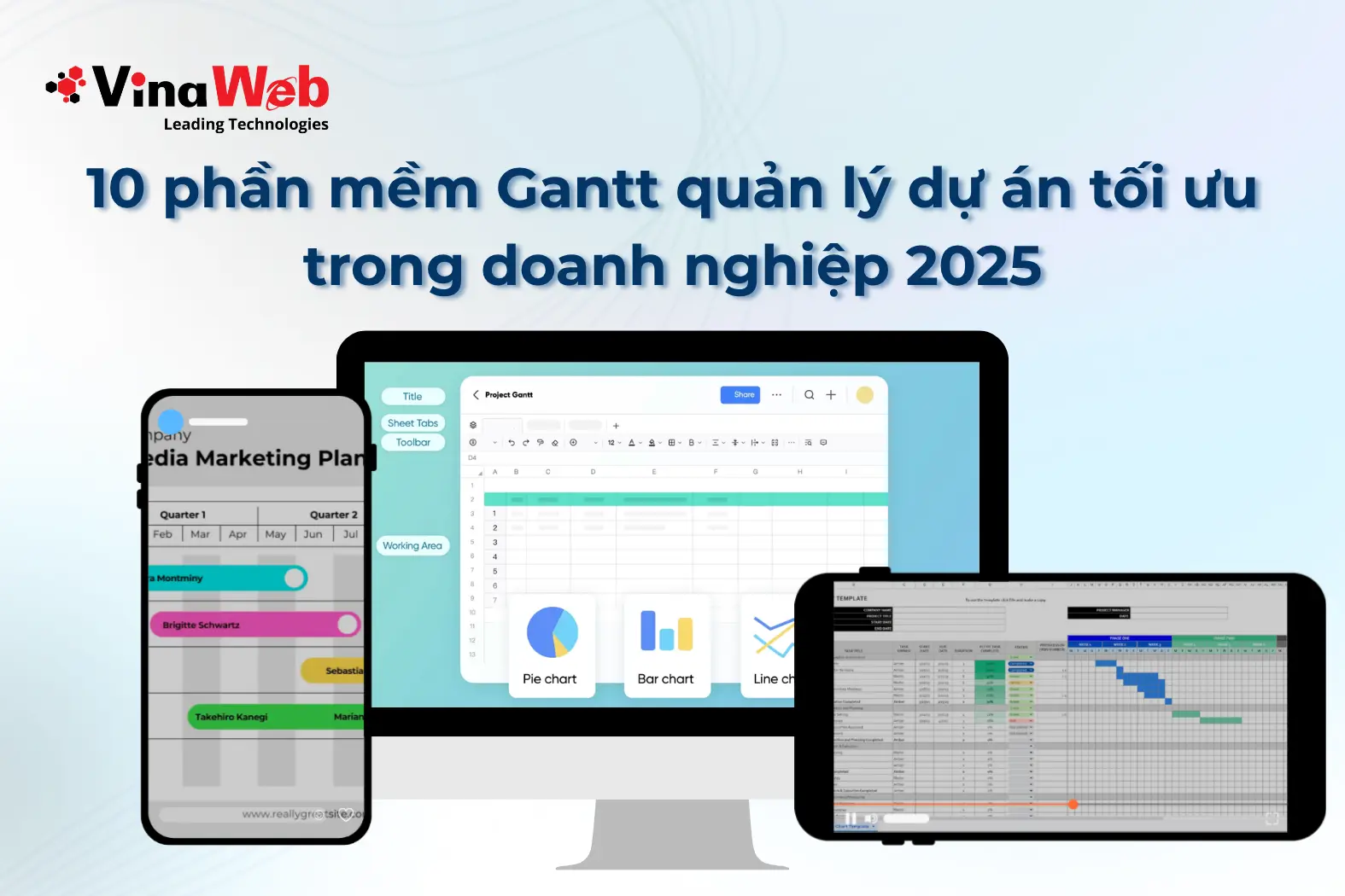 10 phần mềm Gantt quản lý dự án tối ưu 2026 cho doanh nghiệp
