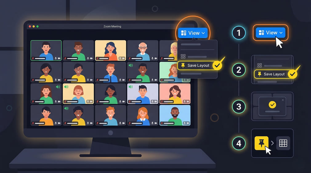 Hướng dẫn lưu Gallery View trong Zoom chi tiết