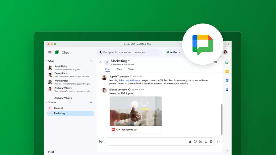 Giới thiệu hướng dẫn về Google Chat