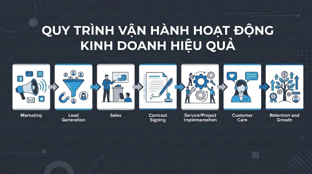 6 bước xây dựng quy trình vận hành doanh nghiệp