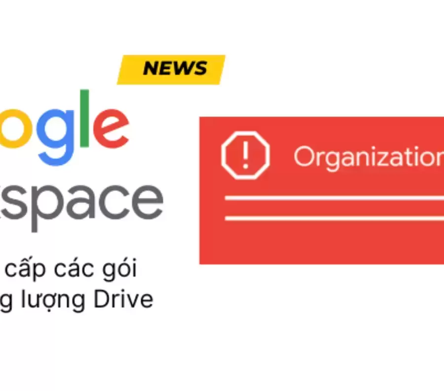 Google Workspace ngừng cung cấp các gói bổ sung dung lượng Drive